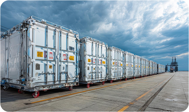 Refregerated containers